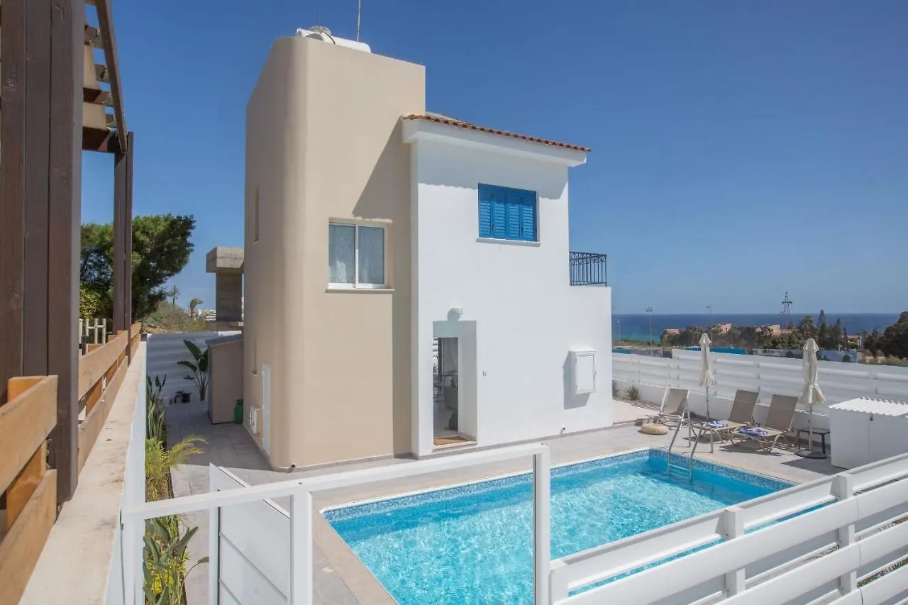 Narcissos Bay View Villa location